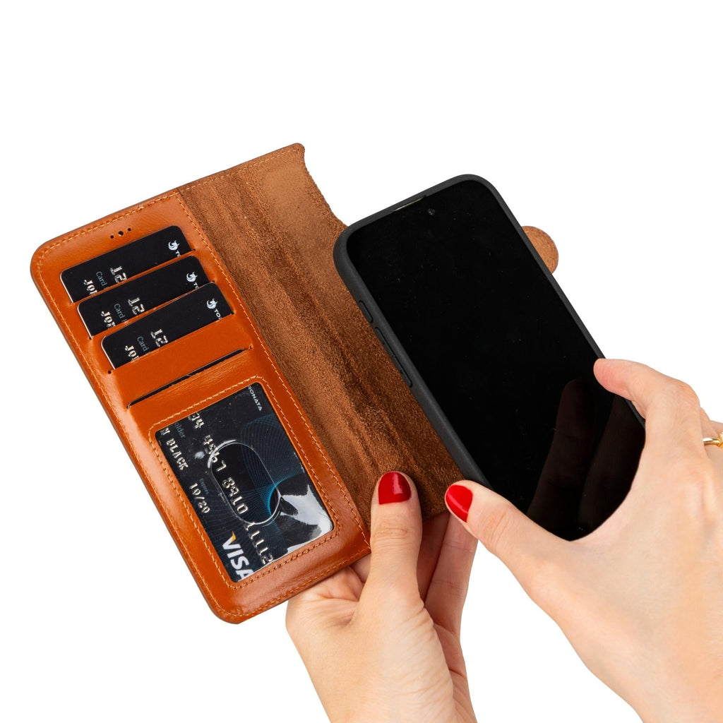 Casper iPhone 14 Series Detachable Leather Wallet Case