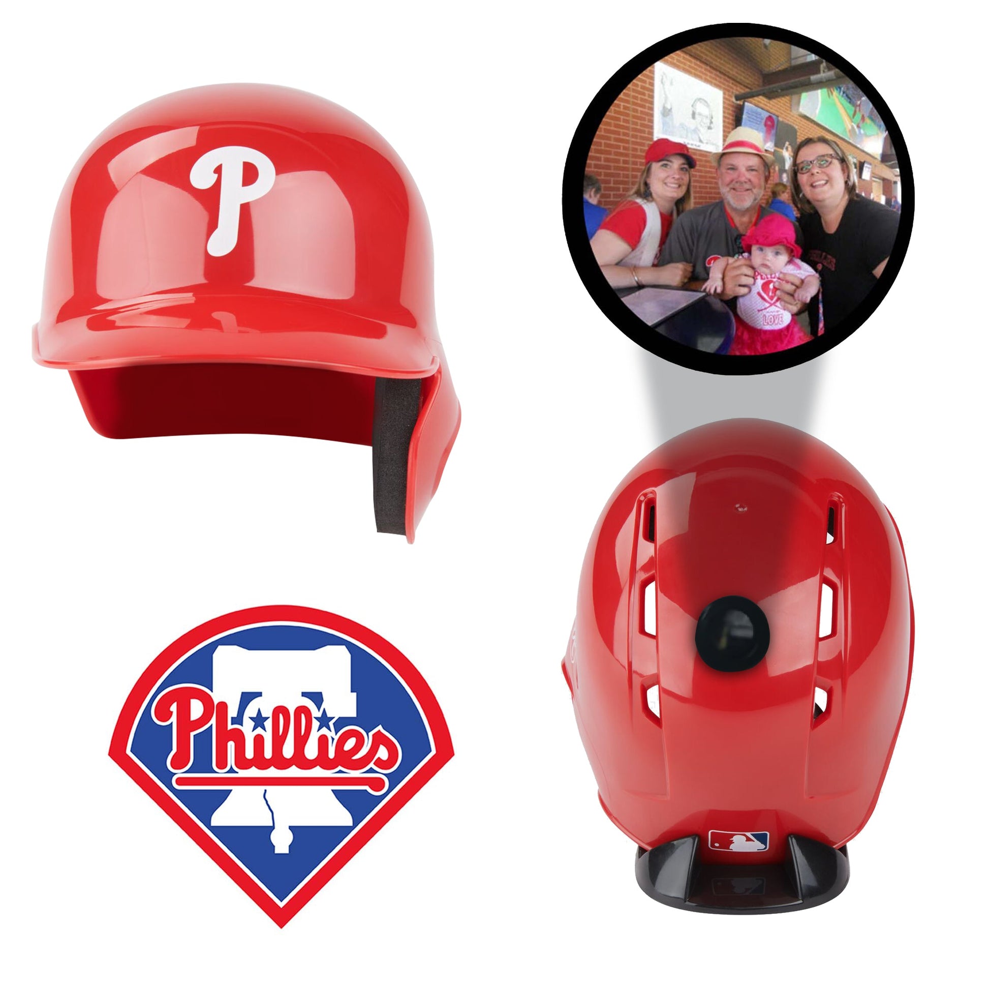 Philadelphia Phillies MLB Collectible Mini Batting Helmet