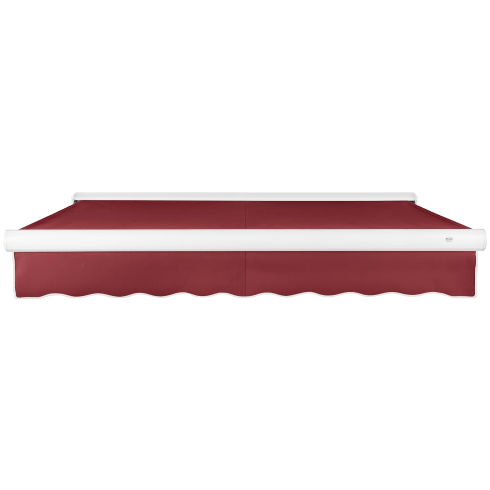 [18X10FT] Awntech Key West Premium Manual Outdoor Retractable Awning [FCM18-SBY] (SAK68372)
