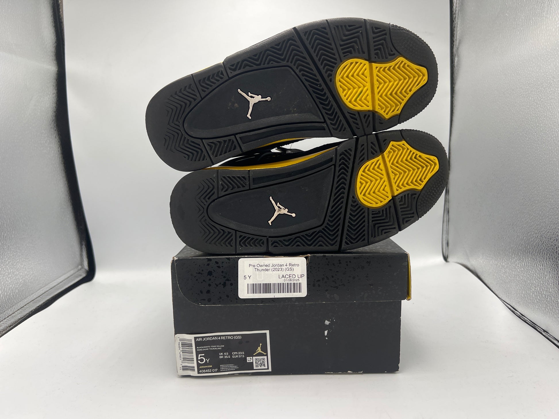 Pre Owned Jordan 4 Retro Thunder (2023) (GS)