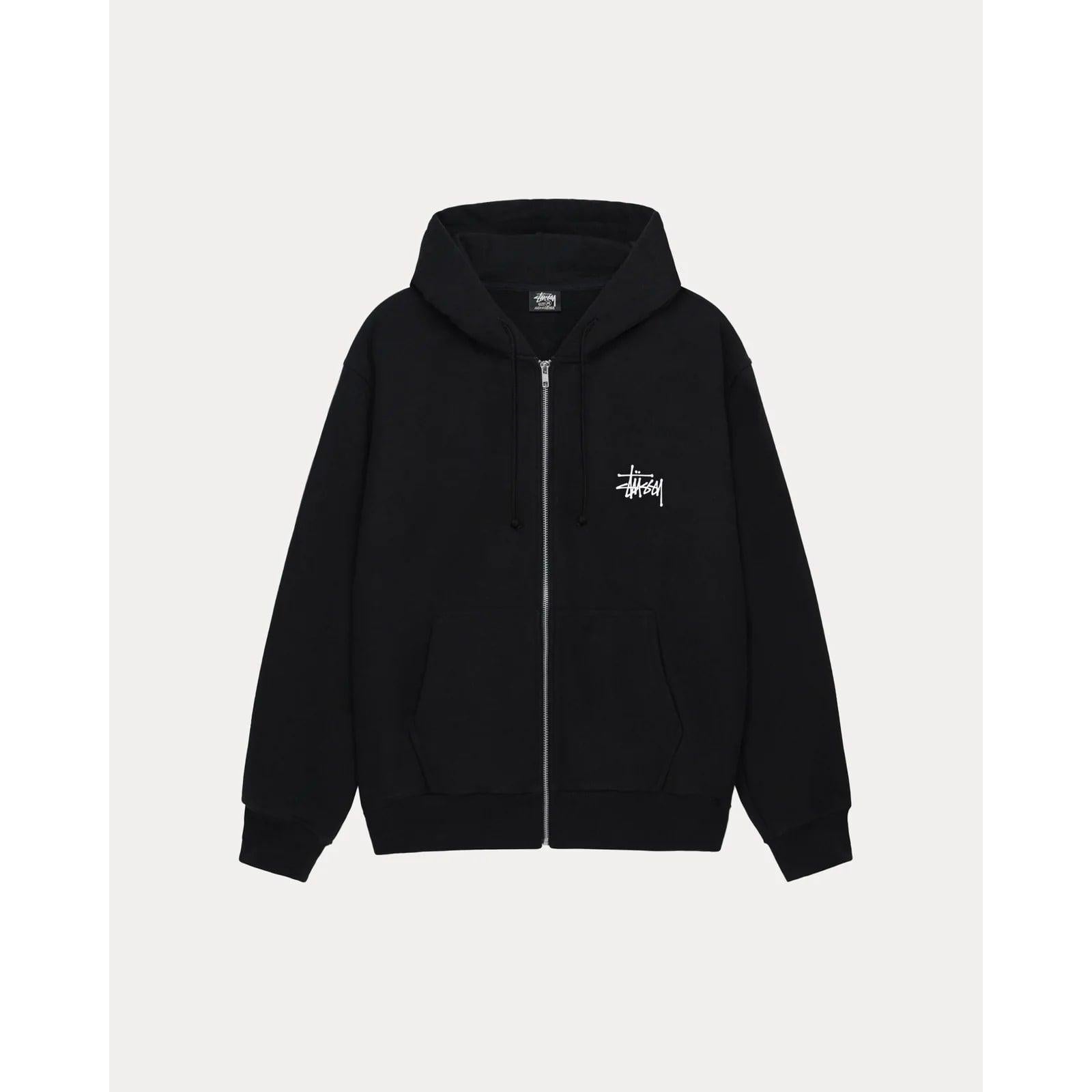 Stussy Stock New York Zip Hoodie black