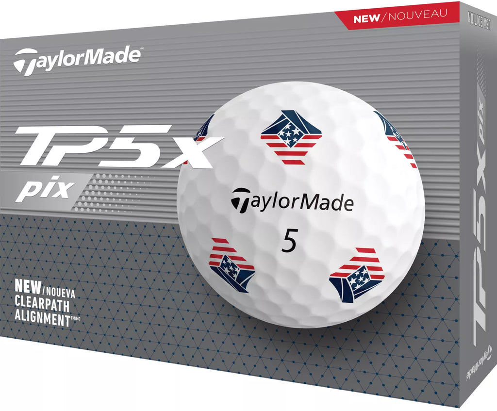 TaylorMade 2024 TP5x pix 3.0 USA Golf Balls