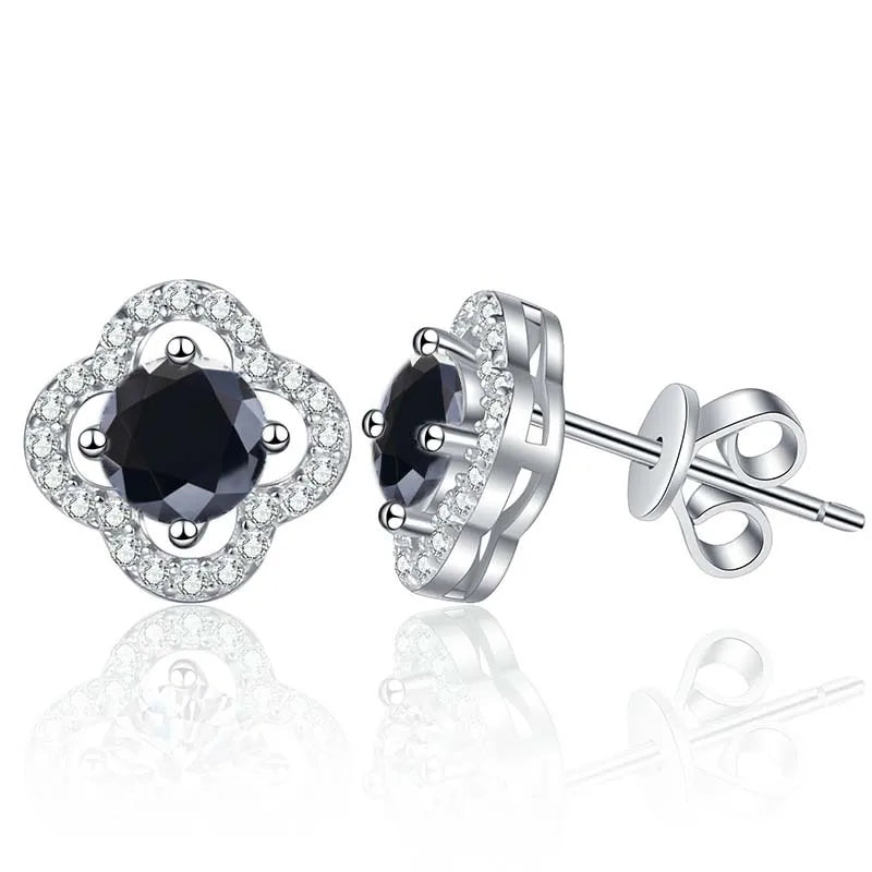 1ct Moissanite Stud Earrings For Women 925 Sterling Silver Wedding Gift