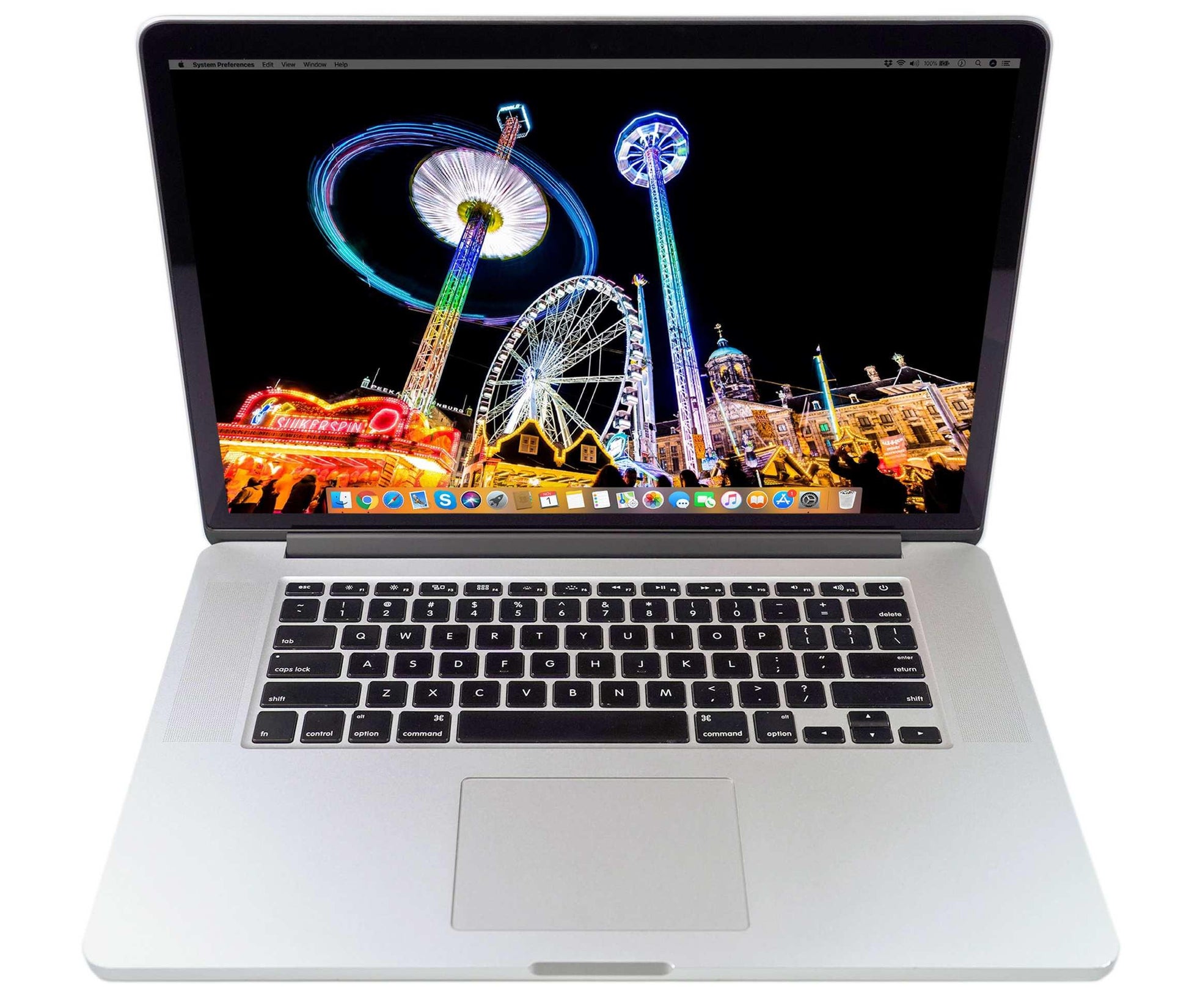 Apple MacBook Pro (15-inch Late 2013) 2.6 GHz I7-4960HQ 16GB 512GB SSD (Silver)