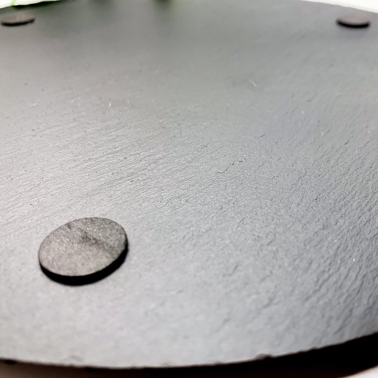 Slate Round 11" Cheese Board Natural Layered Edge Slim 5-6mm