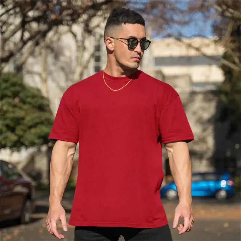 2022 New Men's Workout Tee – Stylish & Breathable Gym Wear