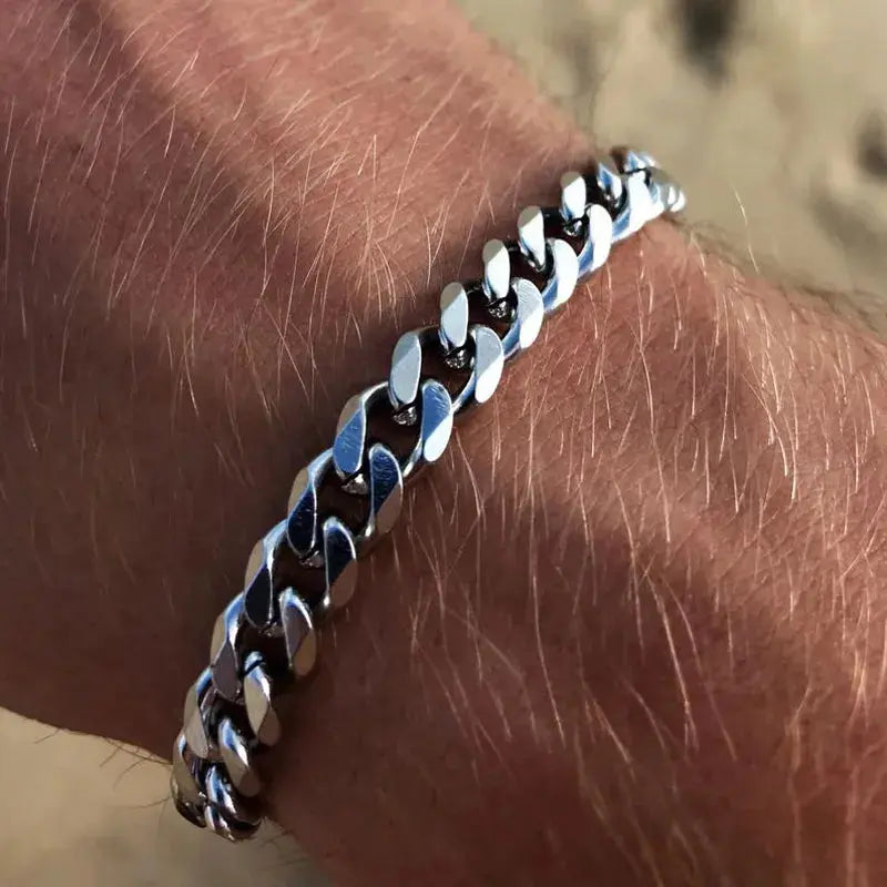 2022 New Trendy Cuban Chain Men Bracelet