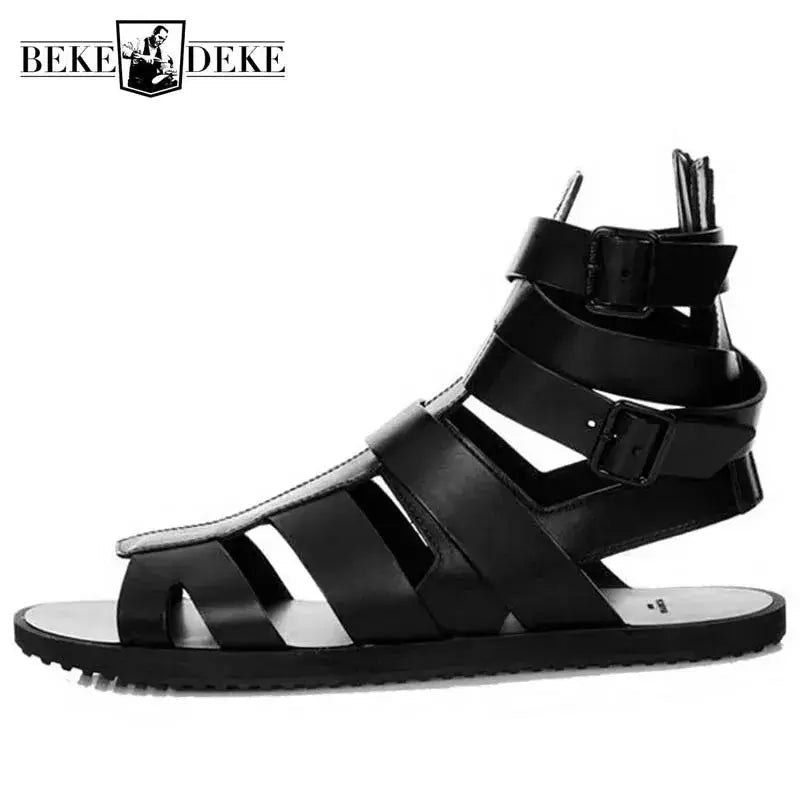 2022 Summer Elegance Black Men's Sandals