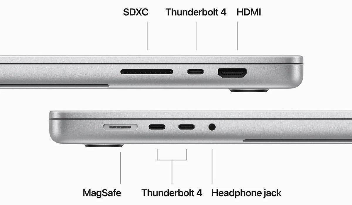 MacBook Pro (2023) 14-inch – Apple M3 Pro 12-Core CPU & 18-Core GPU – Silver