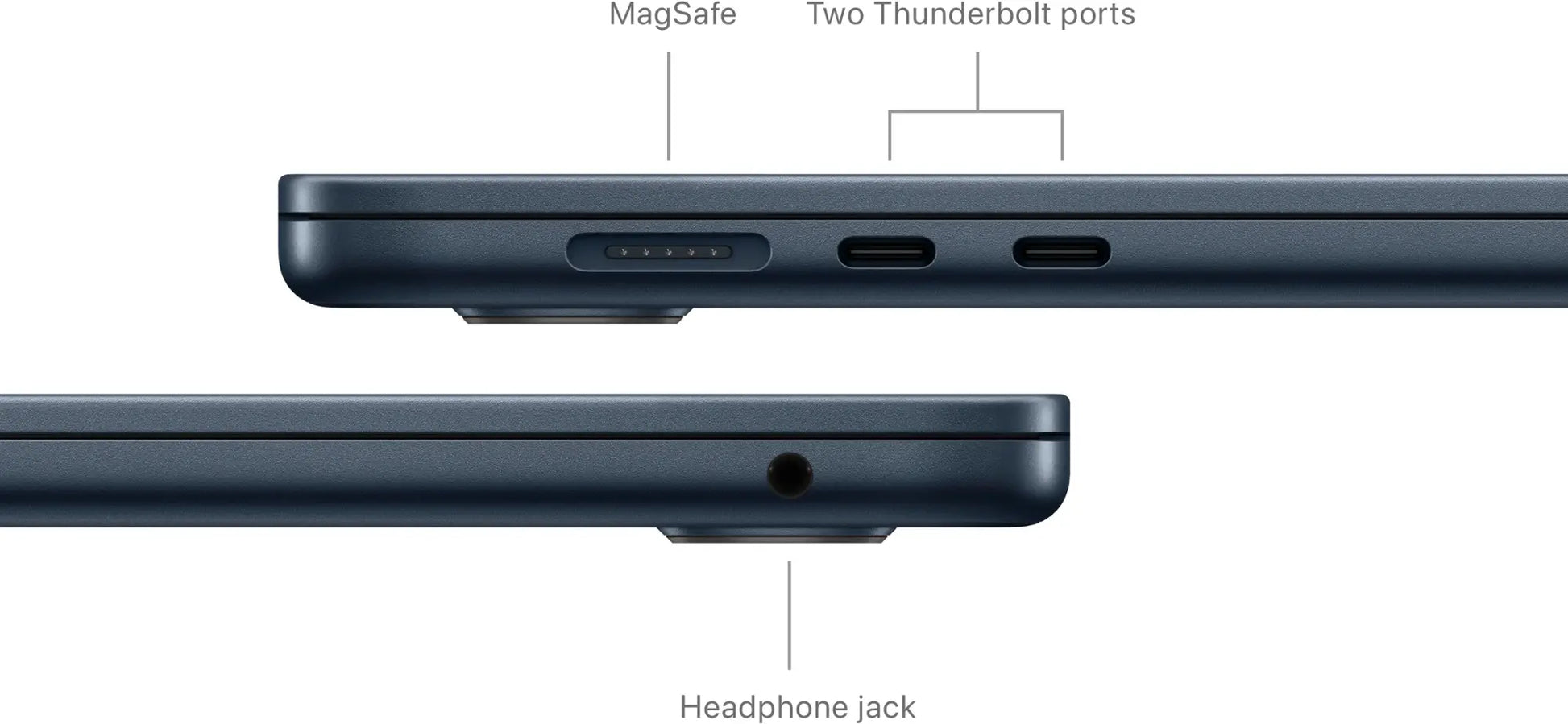 MacBook Air (2023) 15-inch – Apple M2 10-Core GPU – 24GB RAM 2TB SSD | Midnight
