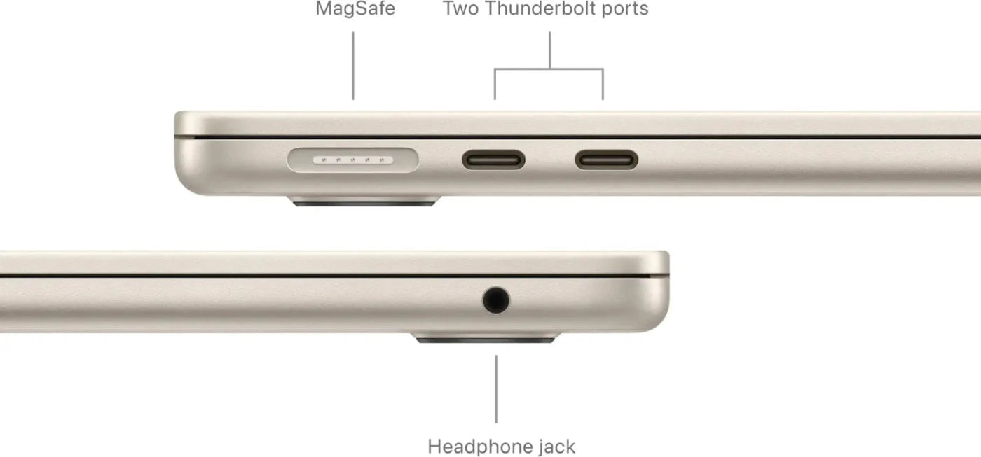 MacBook Air (2023) 15-inch - Apple M2 10-Core GPU – 8GB RAM 256GB SSD | 55 Cycles