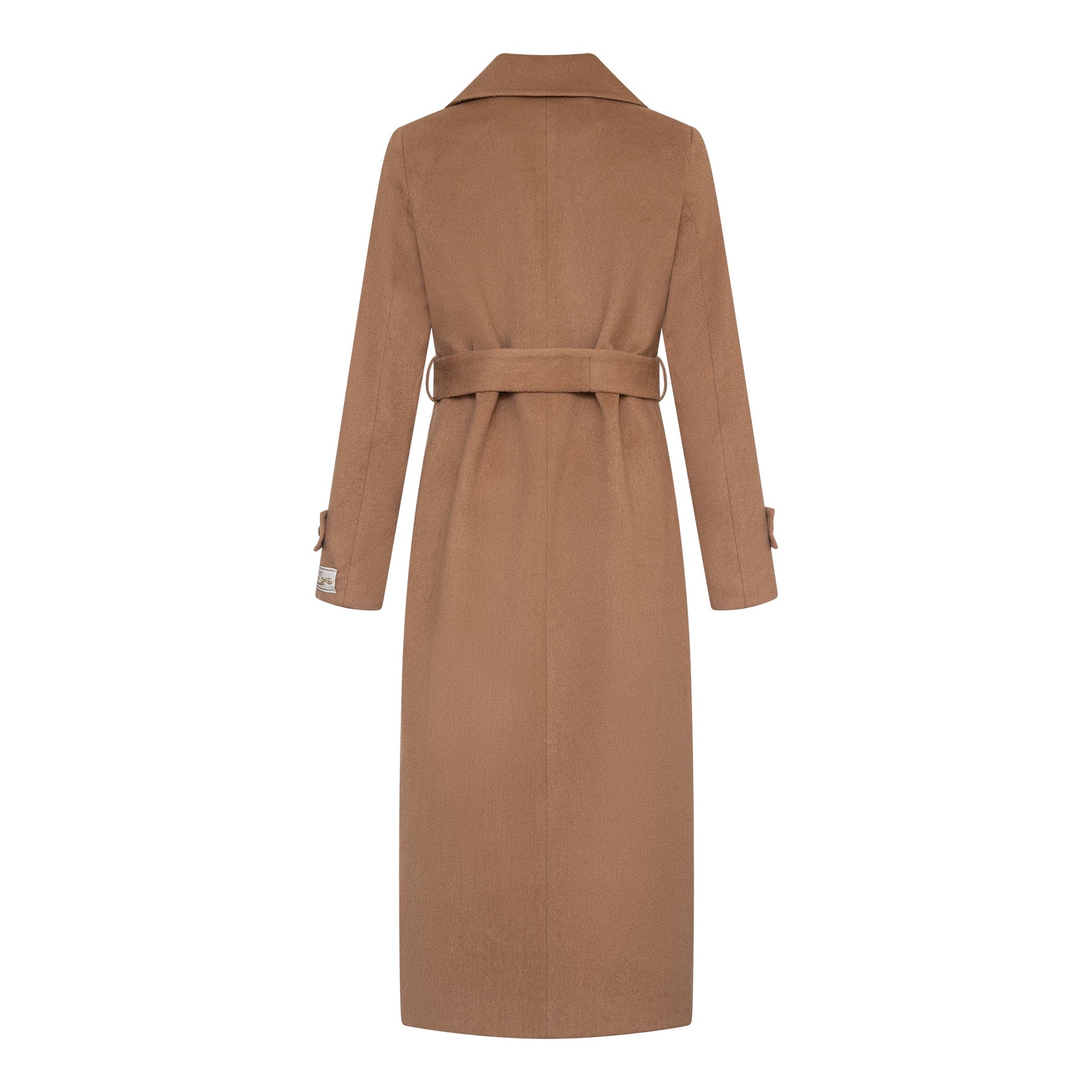 Camille Cashmere Blend Coat in Camel