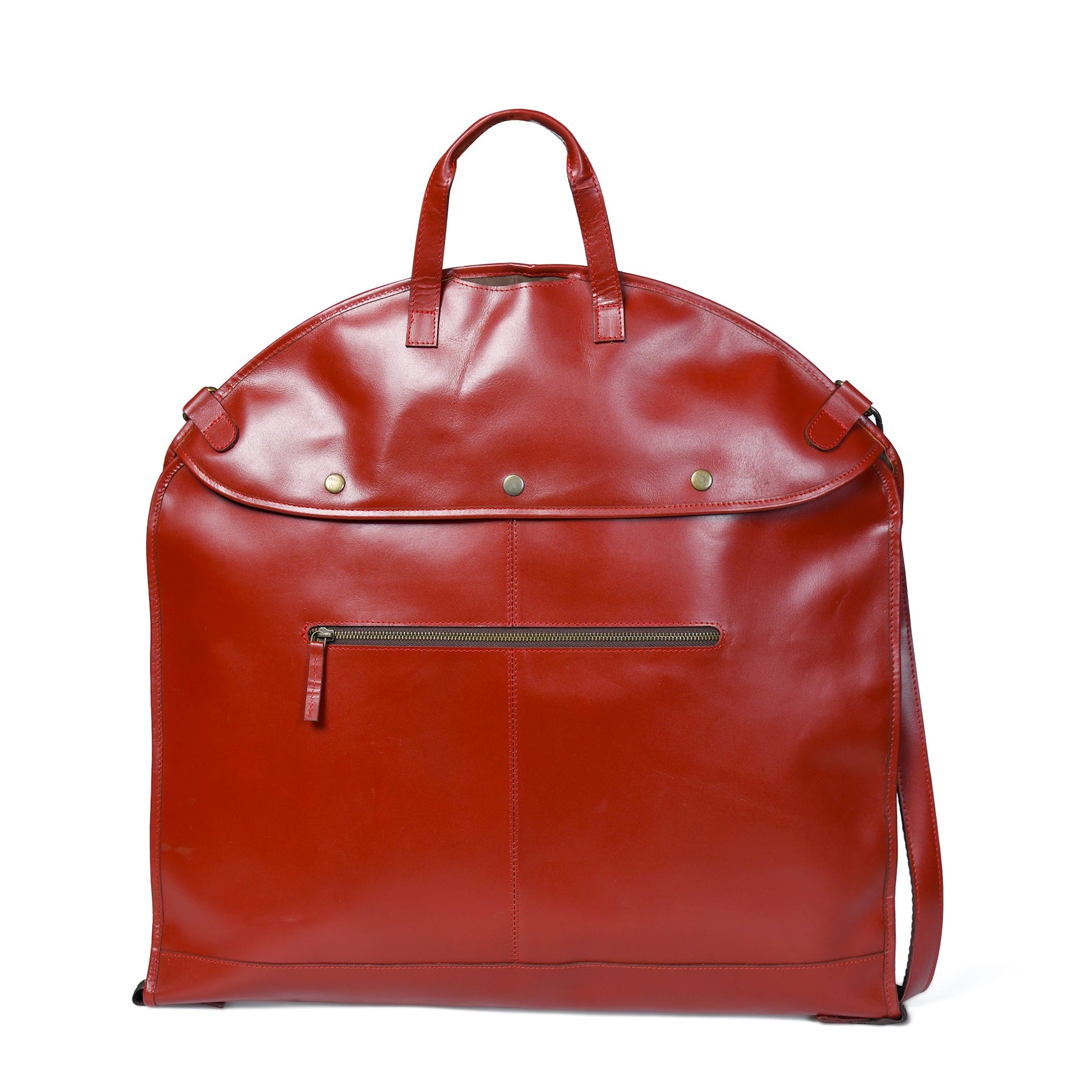 Leather Garment Bag - Dress Protection Bag