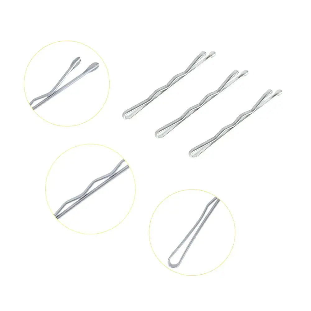 220 Ct Mini Silver Gray Bobby Pins with Metal Box – YINGFENG 1.38 Inch Premium Hair Pins for Kids, Girls, and Women