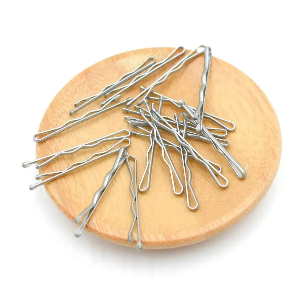 220 Ct Mini Silver Gray Bobby Pins with Metal Box – YINGFENG 1.38 Inch Premium Hair Pins for Kids, Girls, and Women