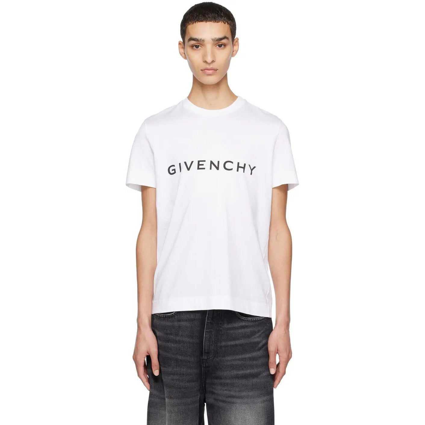 Givenchy white archetype t-shirt