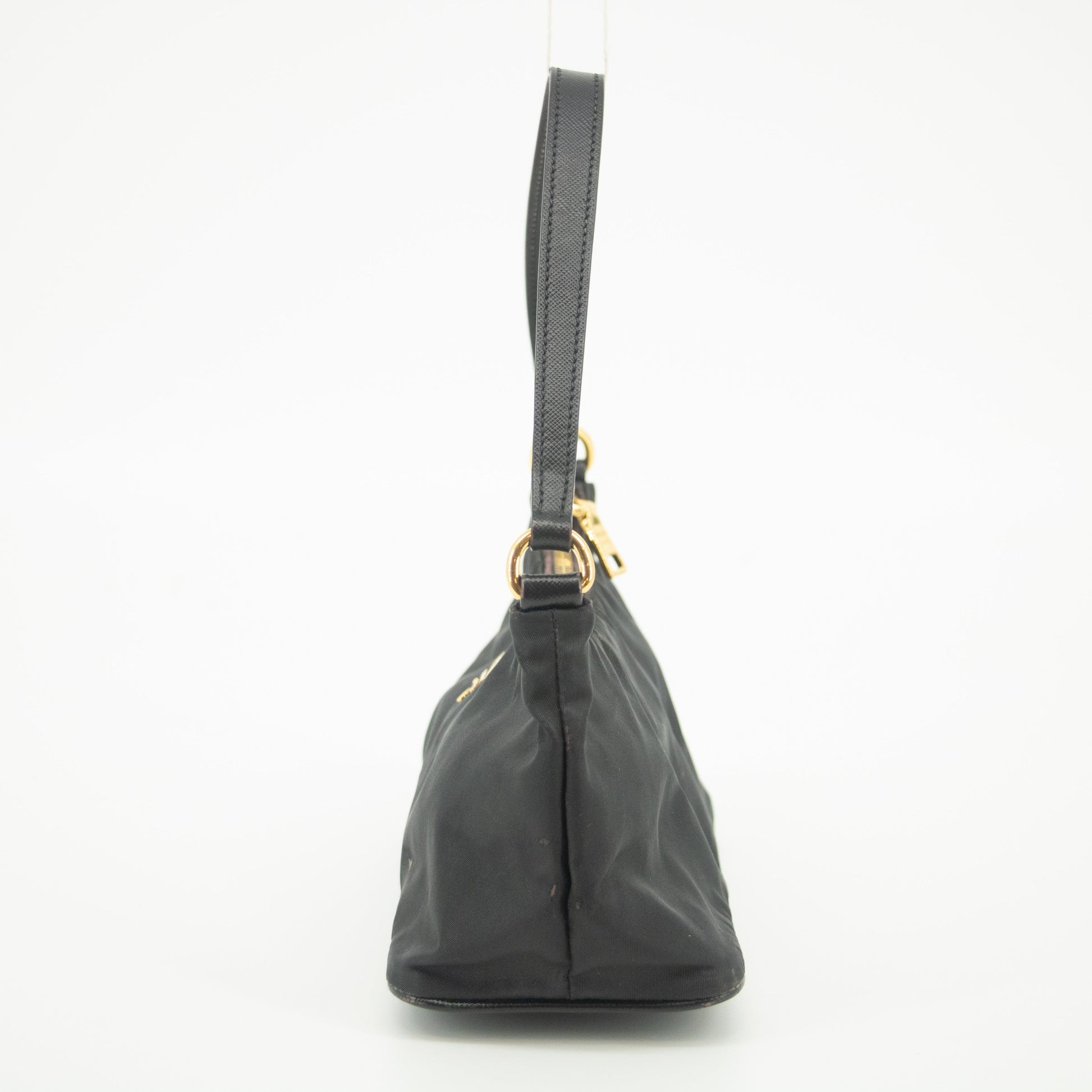 Prada Black Nylon Tessuto Pochette Bag #2308