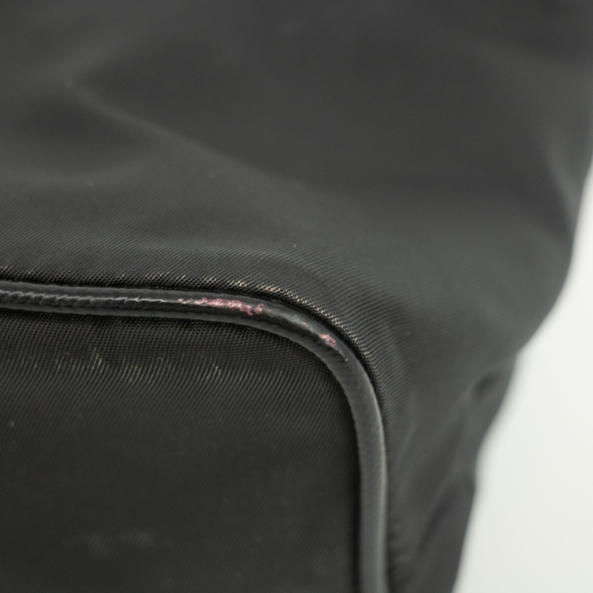 Prada Black Nylon Tessuto Pochette Bag #2308