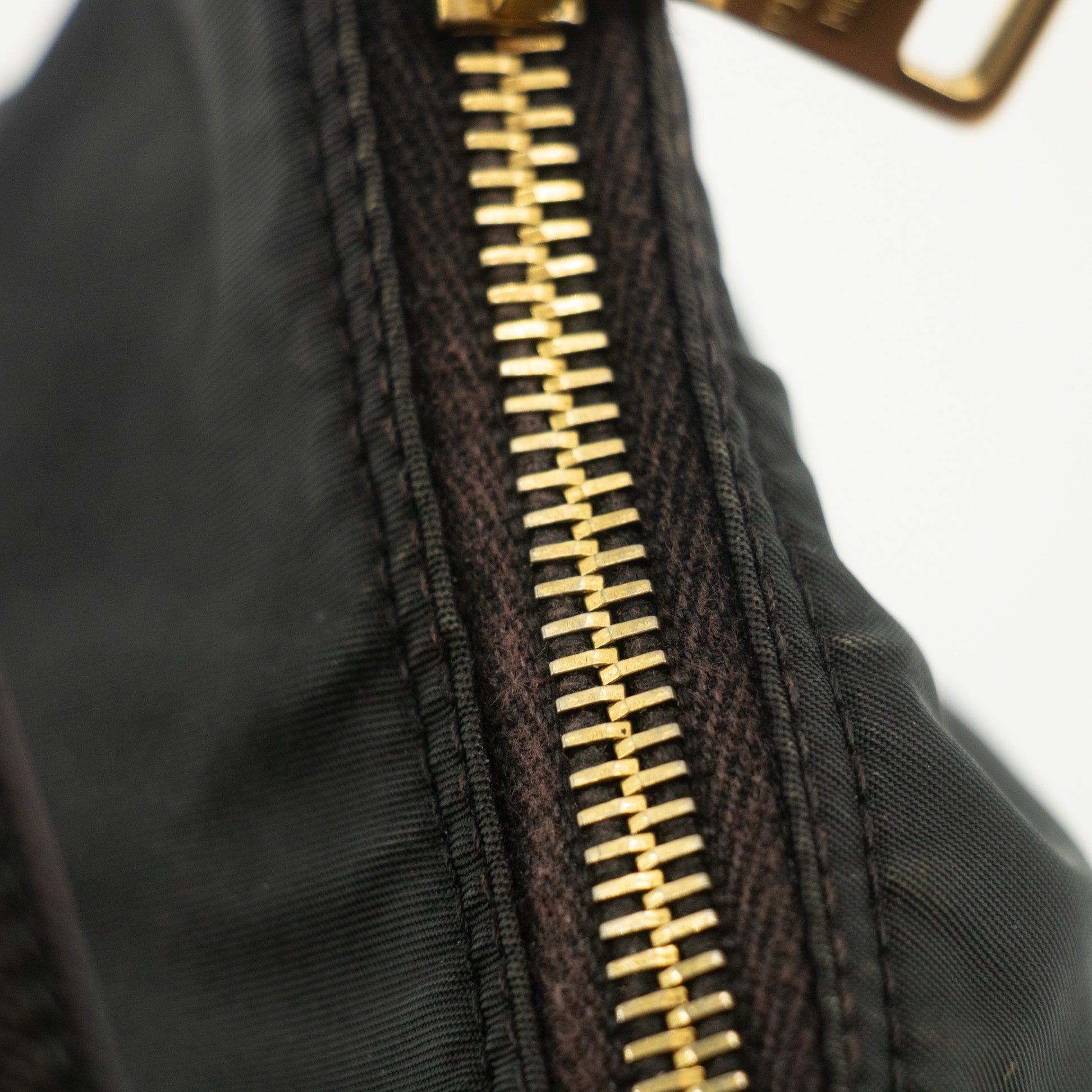 Prada Black Nylon Tessuto Pochette Bag #2308