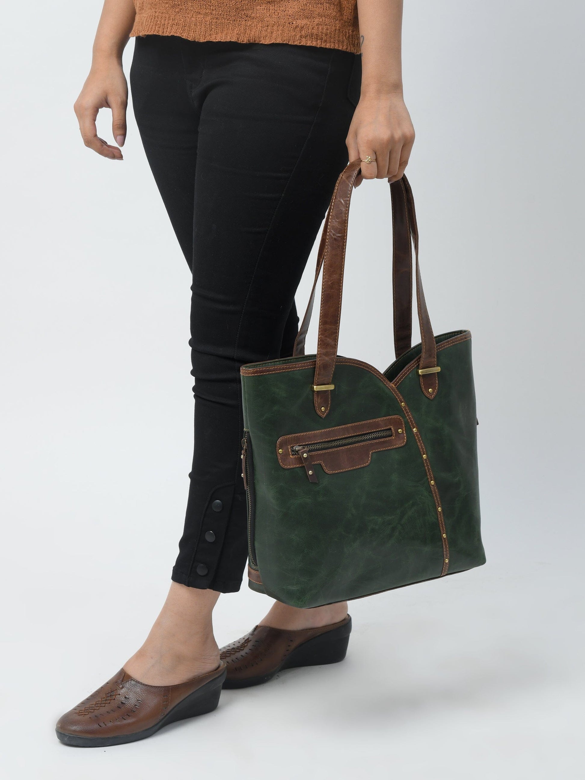 The Riley Handbag- Green