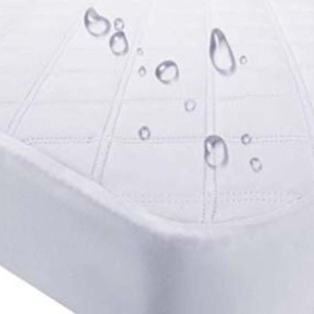 9" Waterproof Bamboo Terry Crib Mattress Pad Liner Mattress Cover Only.