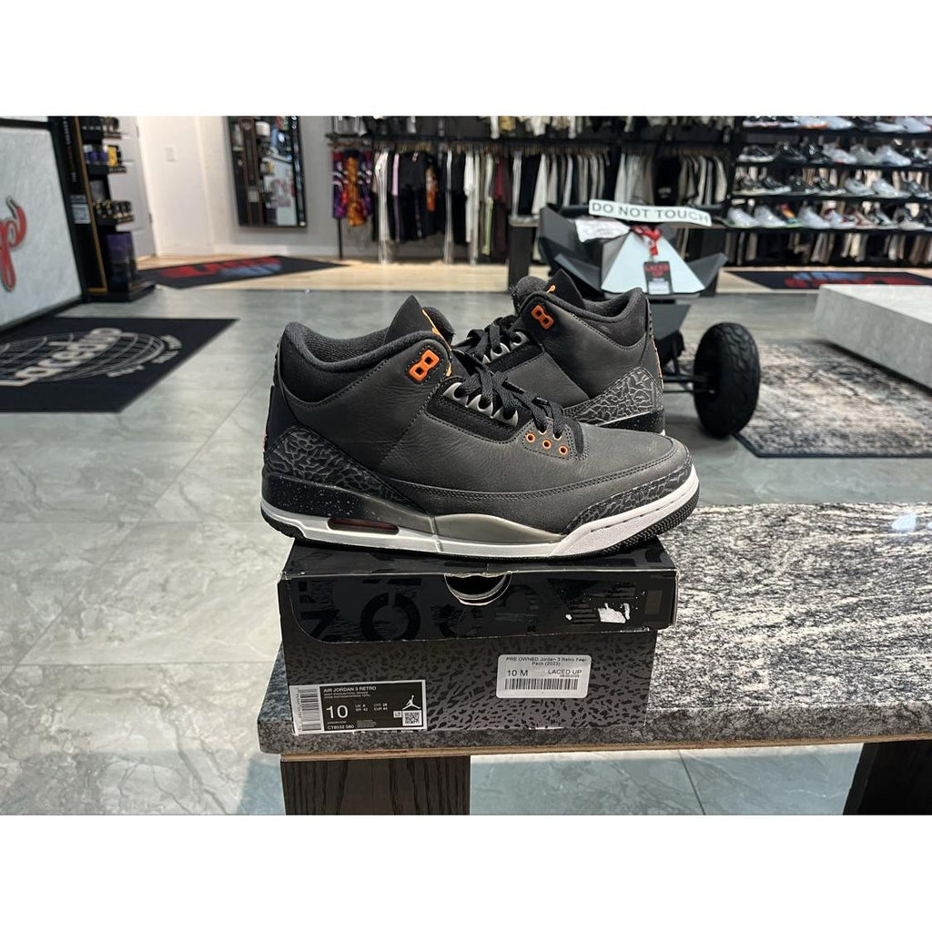 PRE OWNED Jordan 3 Retro Fear Pack (2023)