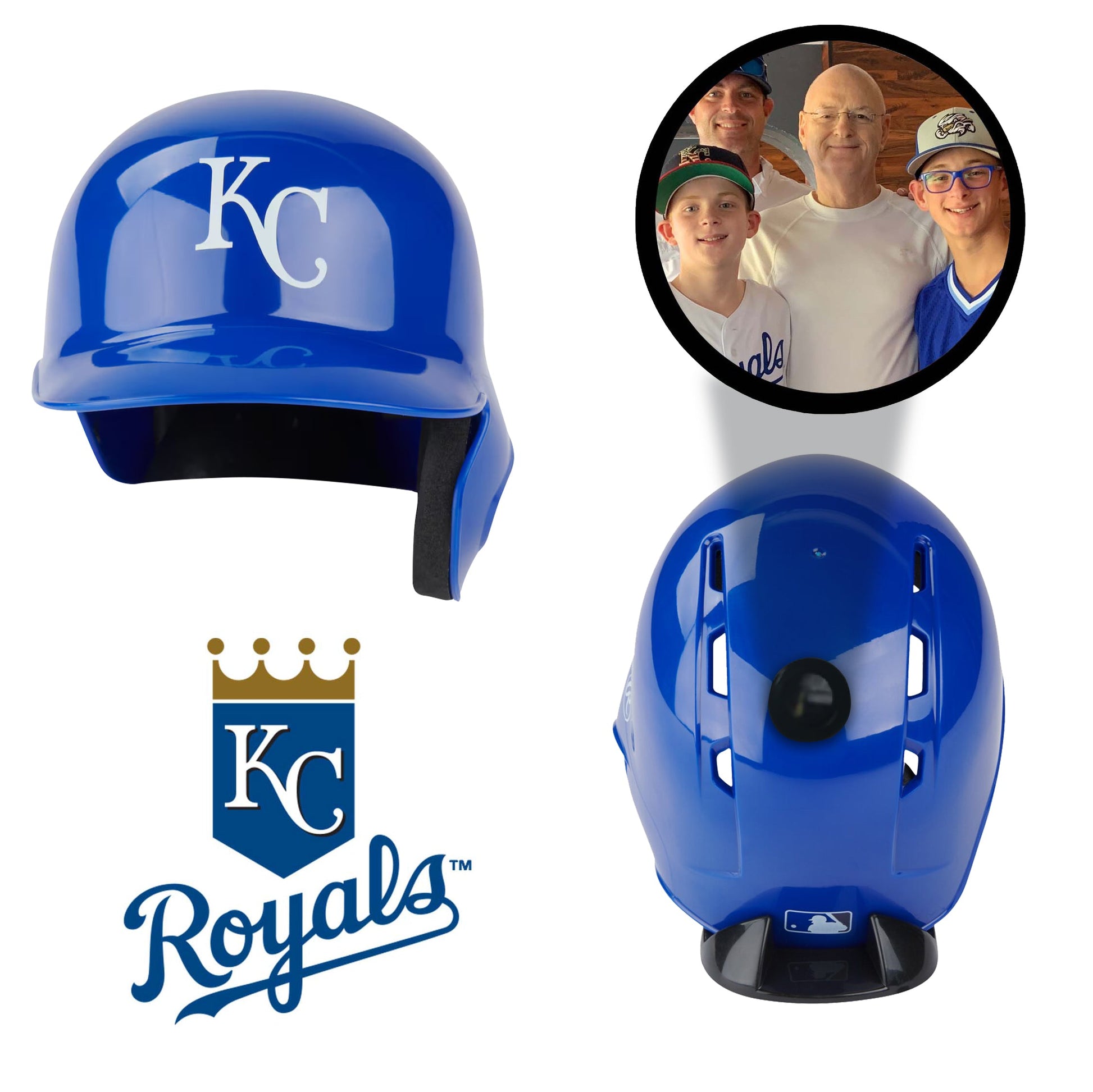 Kansas City Royals MLB Collectible Mini Batting Helmet