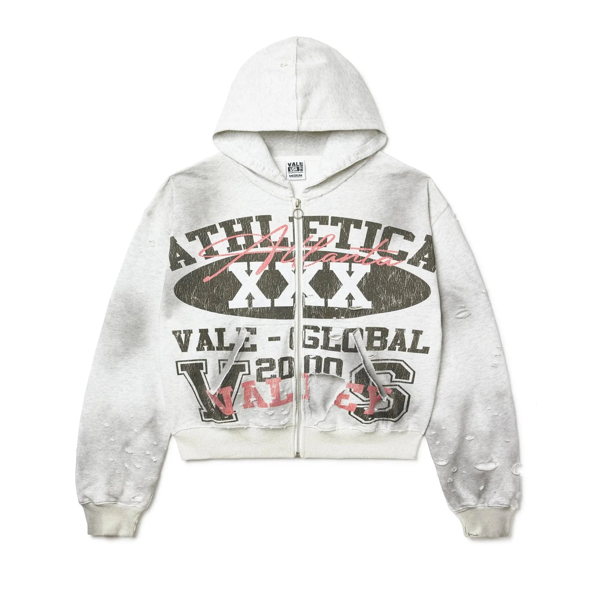 Vale Forever  DESTROYER ZIP UP HOODIE