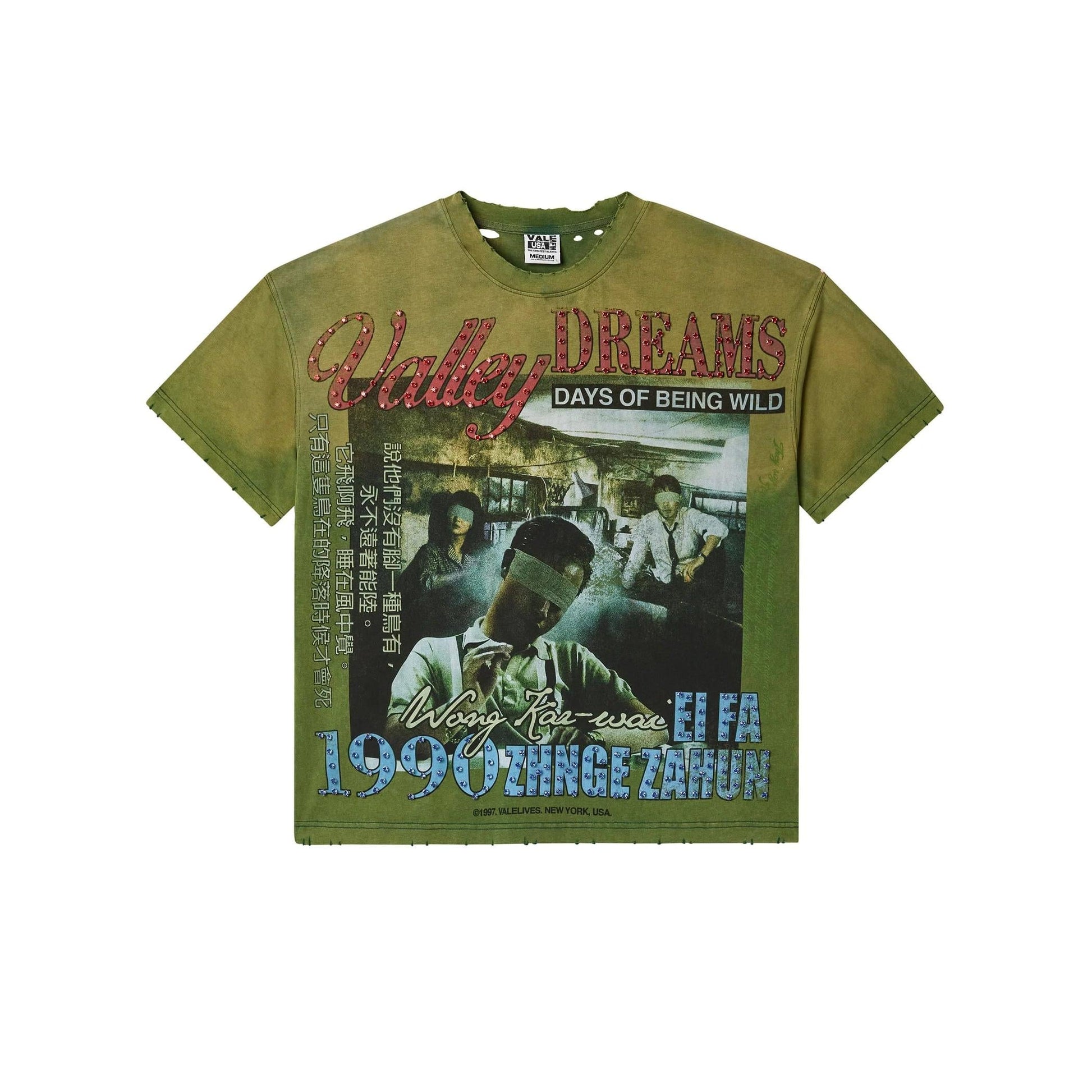 Vale Forever  GREEN MONEY BLING TEE