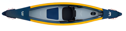 Tomahawk AIR-K 375 – High Pressure Speed Kayak (1-Person, DWF Deck)