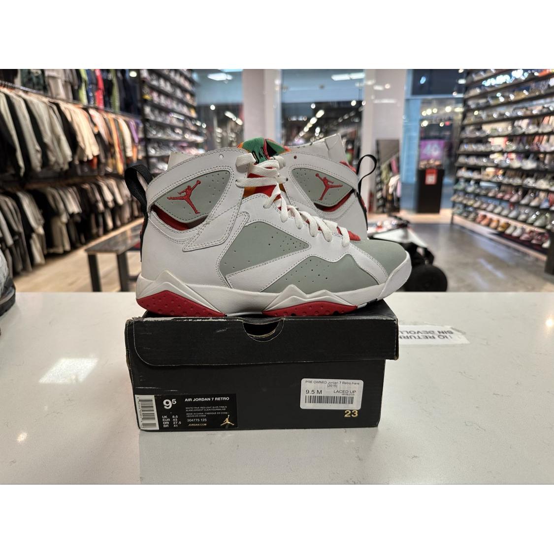 PRE OWNED Jordan 7 Retro Hare (2015)