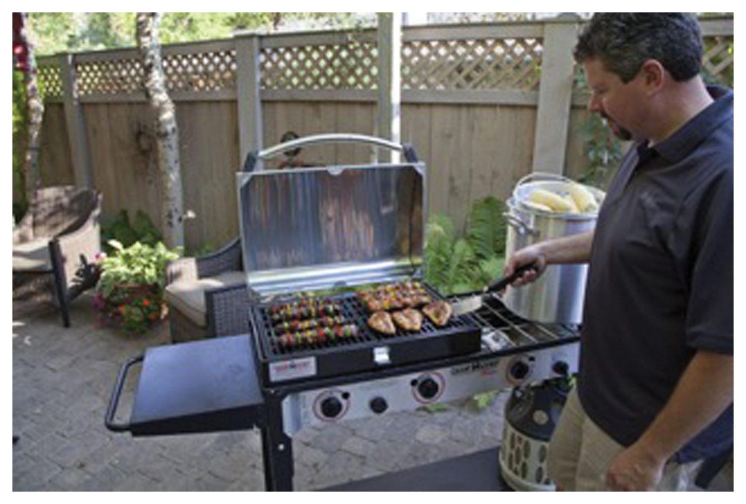 Stainless Steel Grill Bo X