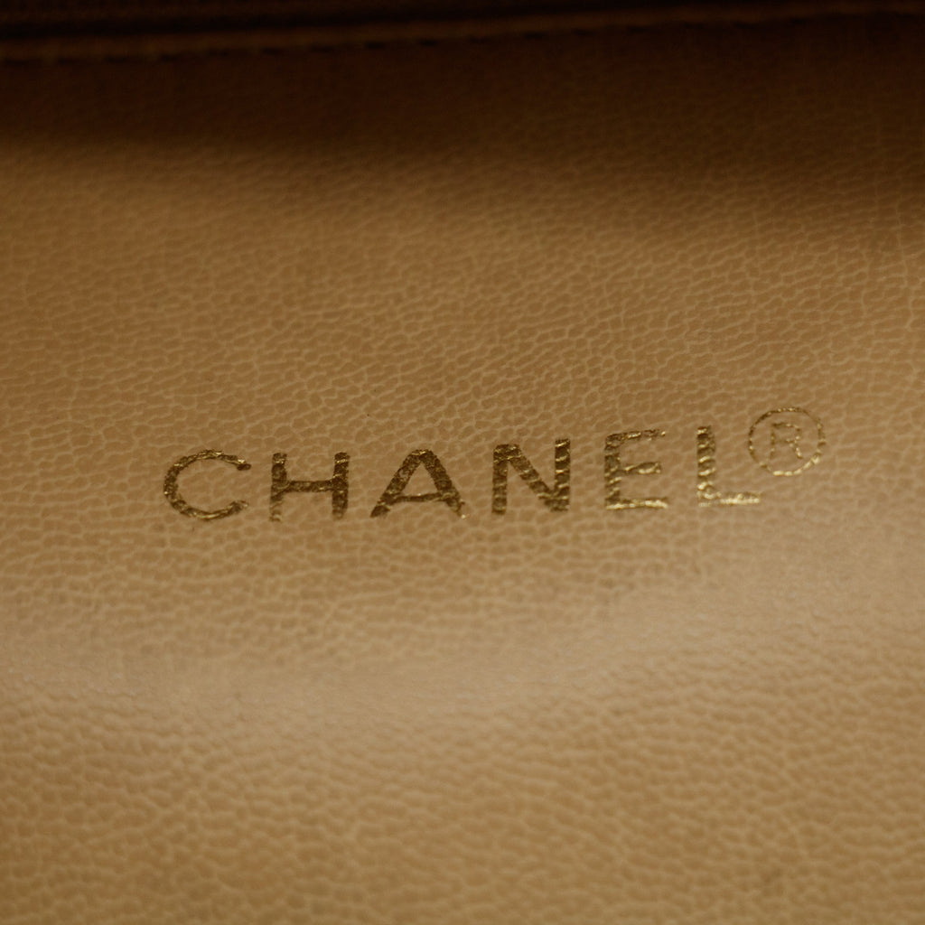 Chanel Brown Caviar Skin CC Shoulder Bag Gold Hardware  #2668