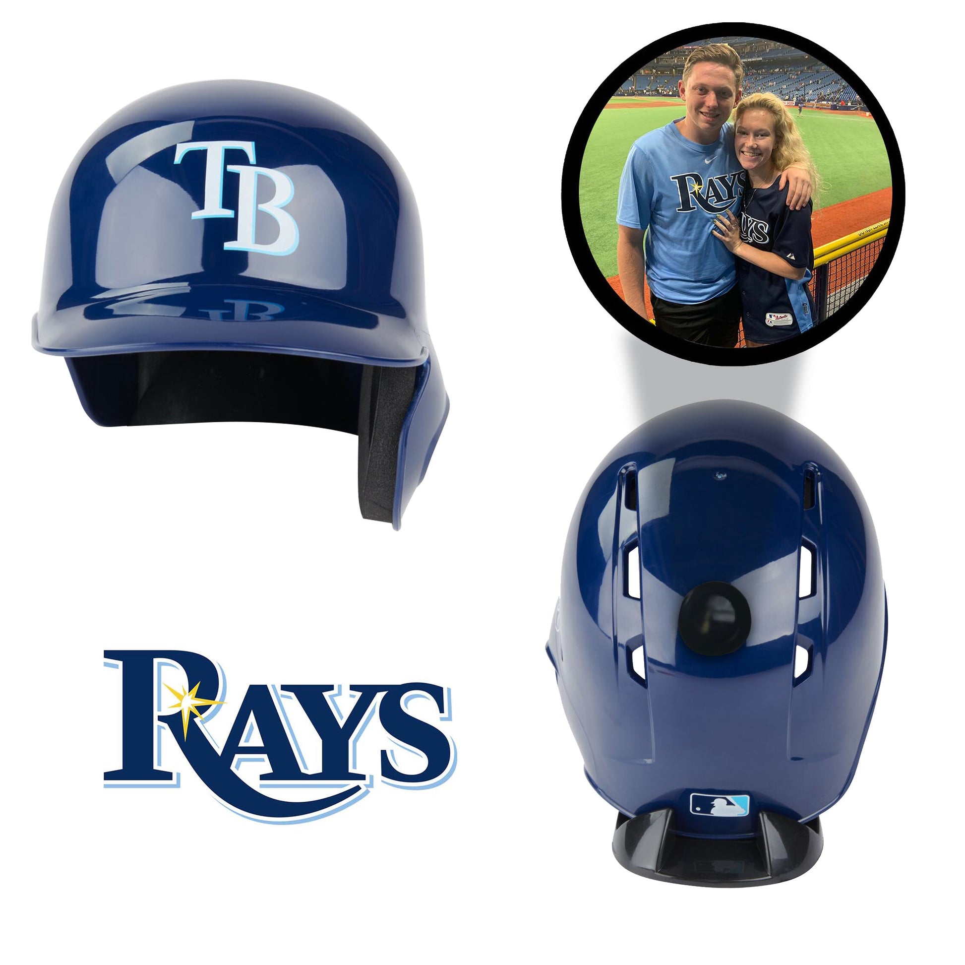 Tampa Bay Devil Rays MLB Collectible Mini Batting Helmet