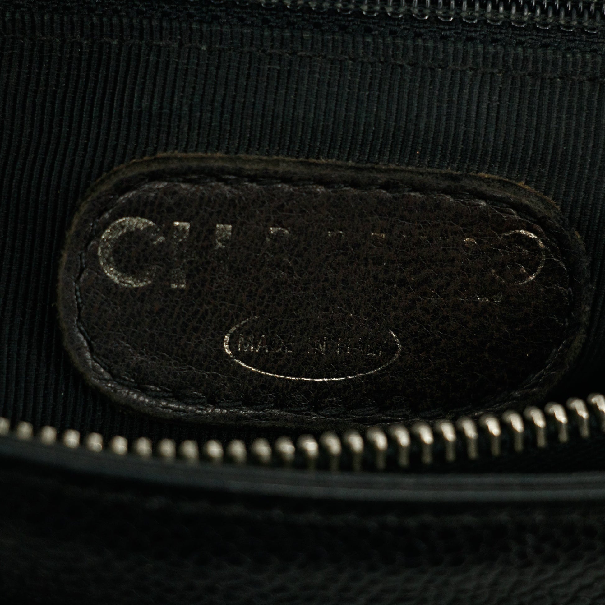 Chanel Black Caviar Skin Logo LAX Tote Bag #2759