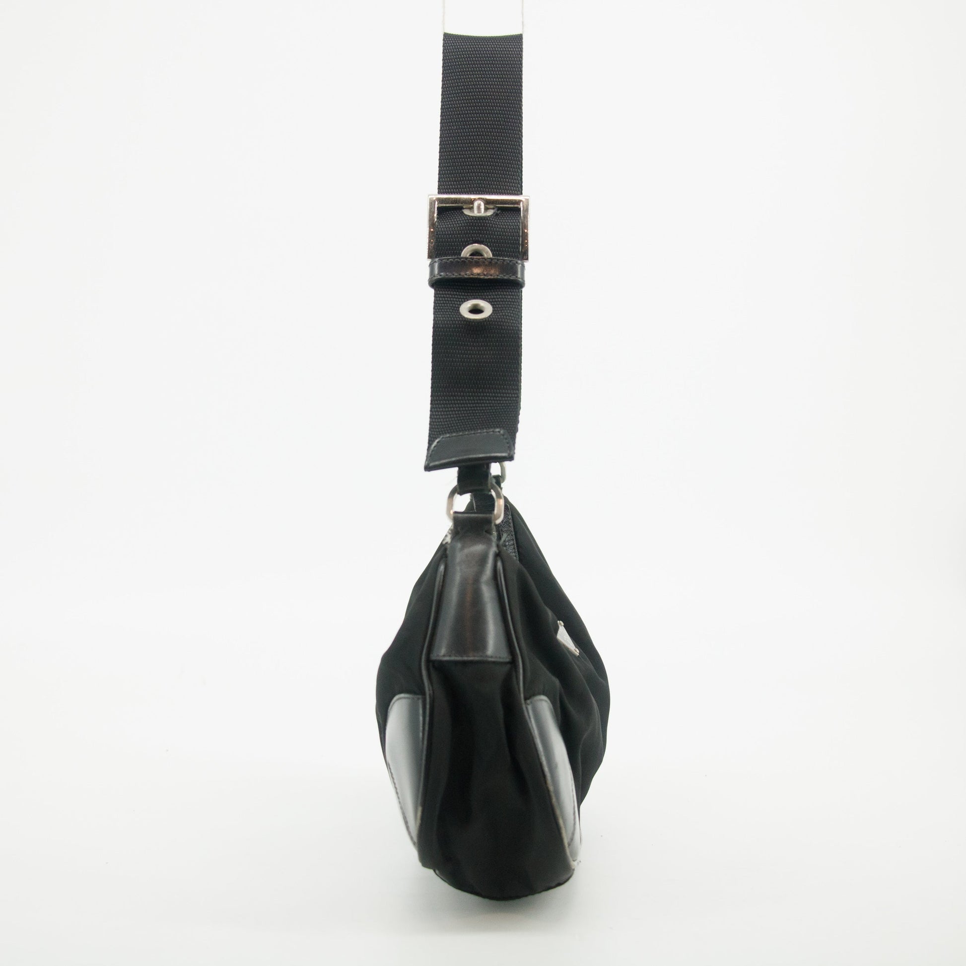 Prada Nylon Tessuto Black One Shoulder Bag #2802