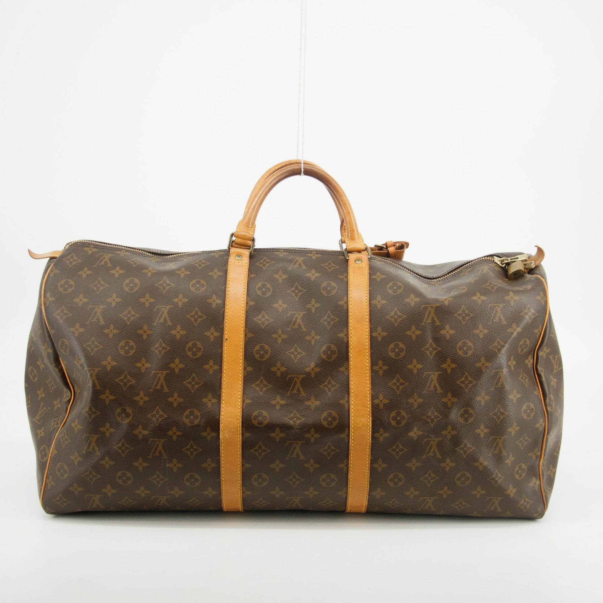 Louis Vuitton Monogram Canvas Keepall 60 Boston Bag Brown #2811