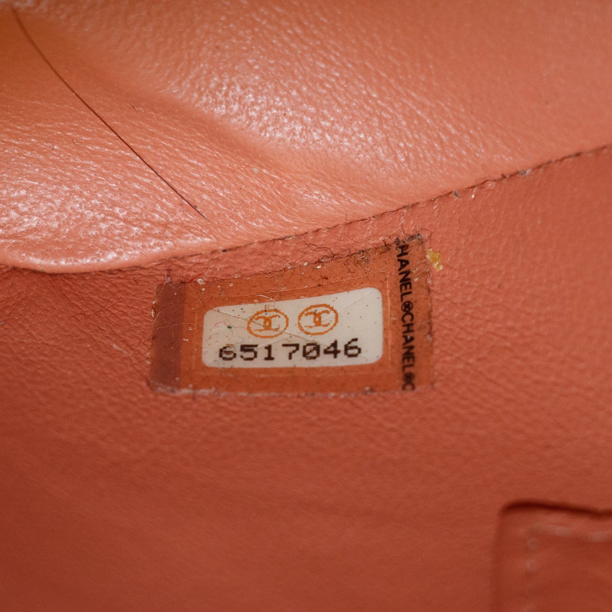 Chanel Patent Leather Orange Medallion Reprint Tote Bag 6 Series #2816