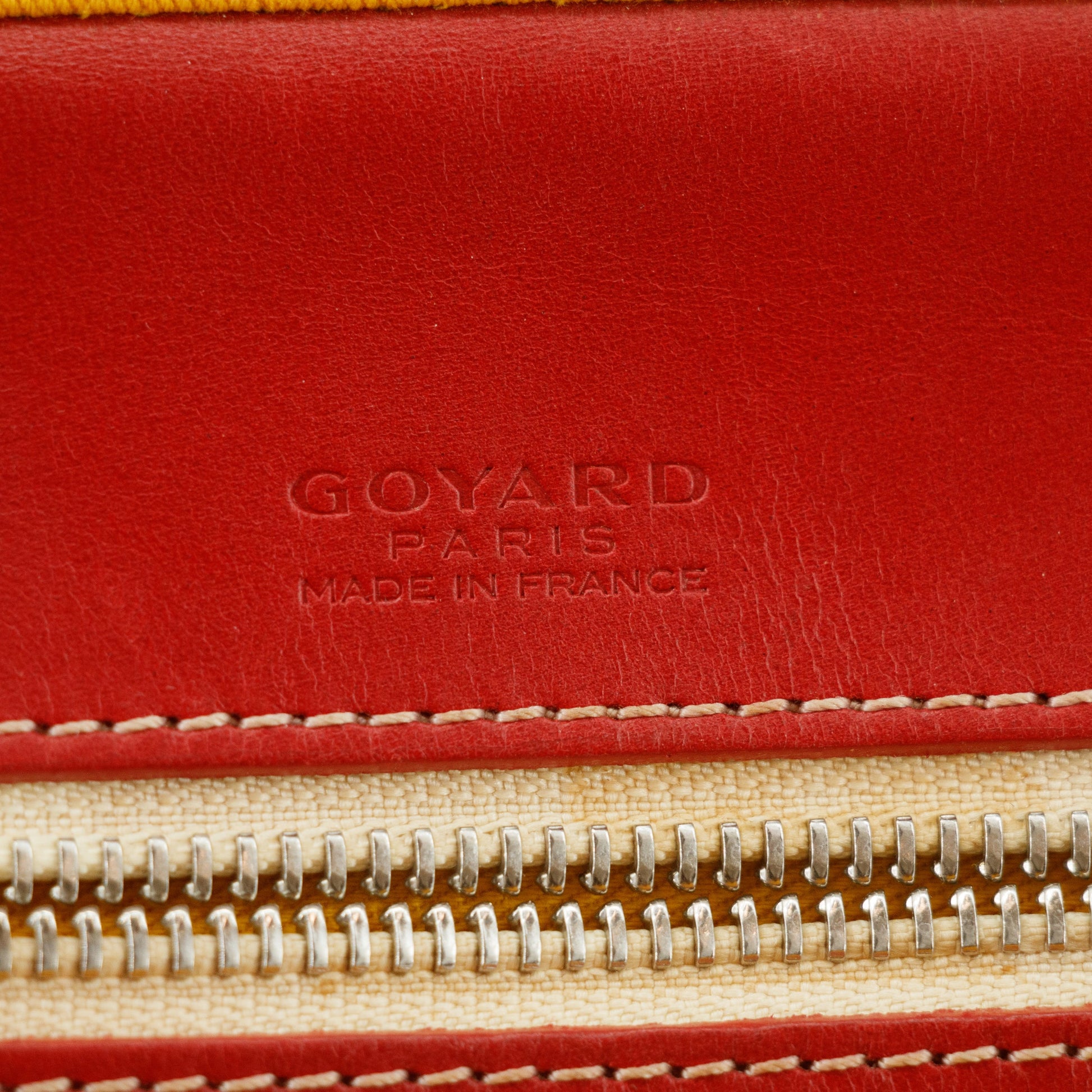 Goyard Red Ambassade MM Goyardine Tote Bag #2978