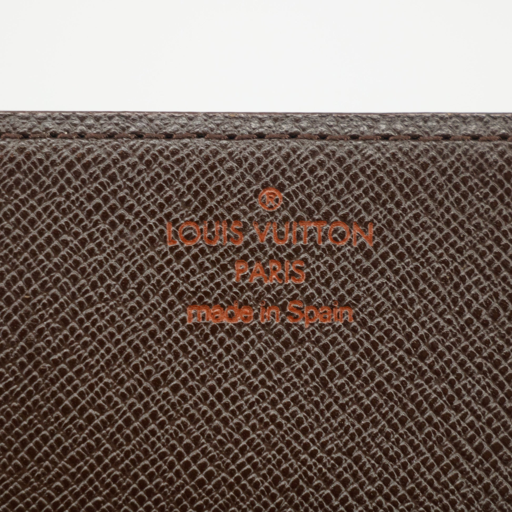 Louis Vuitton Damier Ebene Card Case Wallet #2990