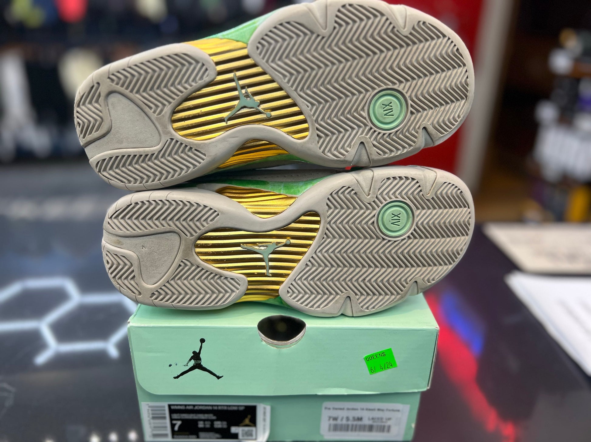 Pre Owned Jordan 14 Aleali May Fortune