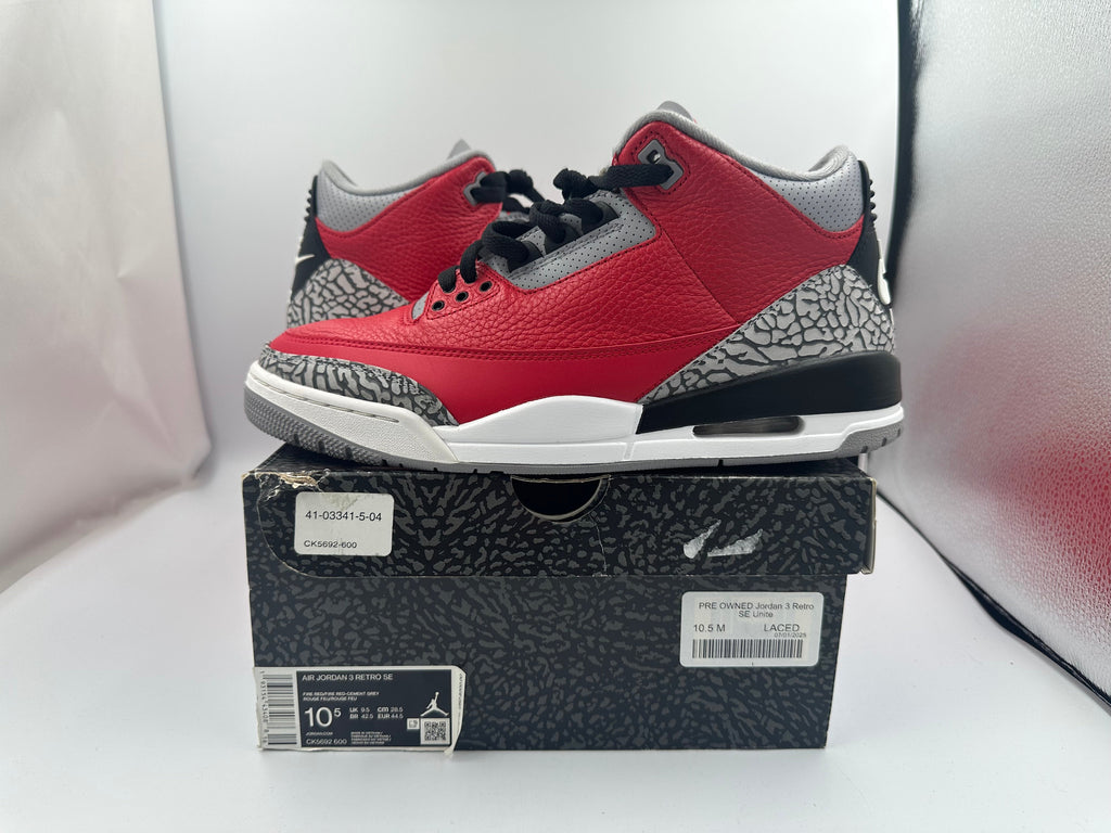 PRE OWNED Jordan 3 Retro SE Unite