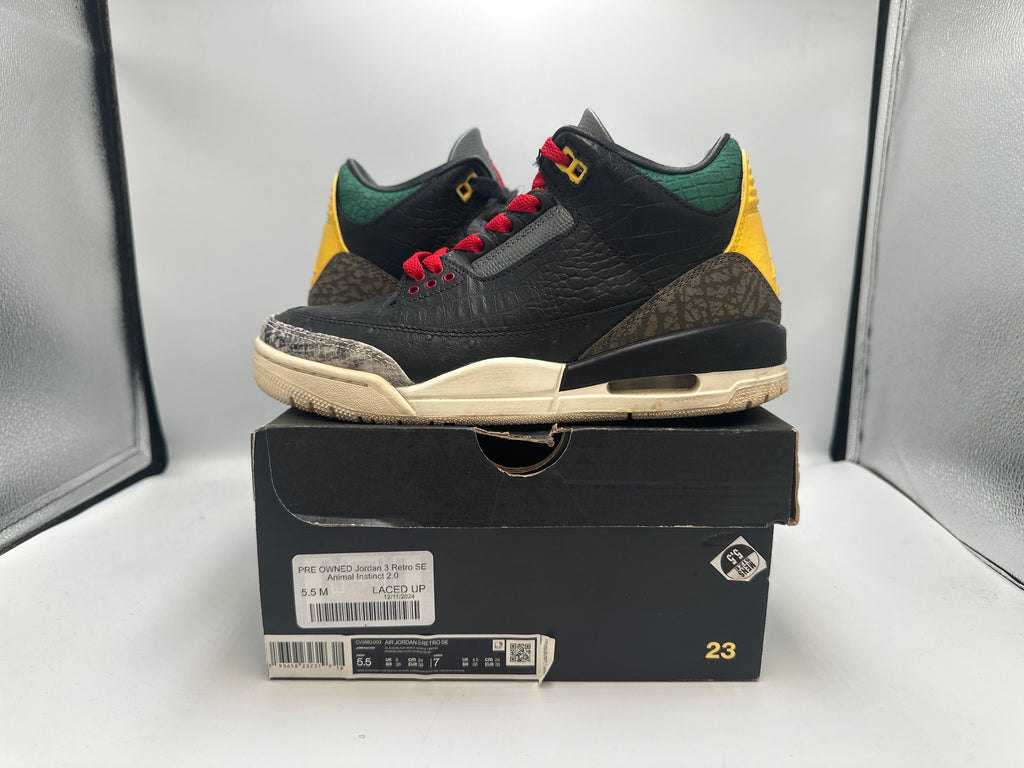 PRE OWNED Jordan 3 Retro SE Animal Instinct 2.0