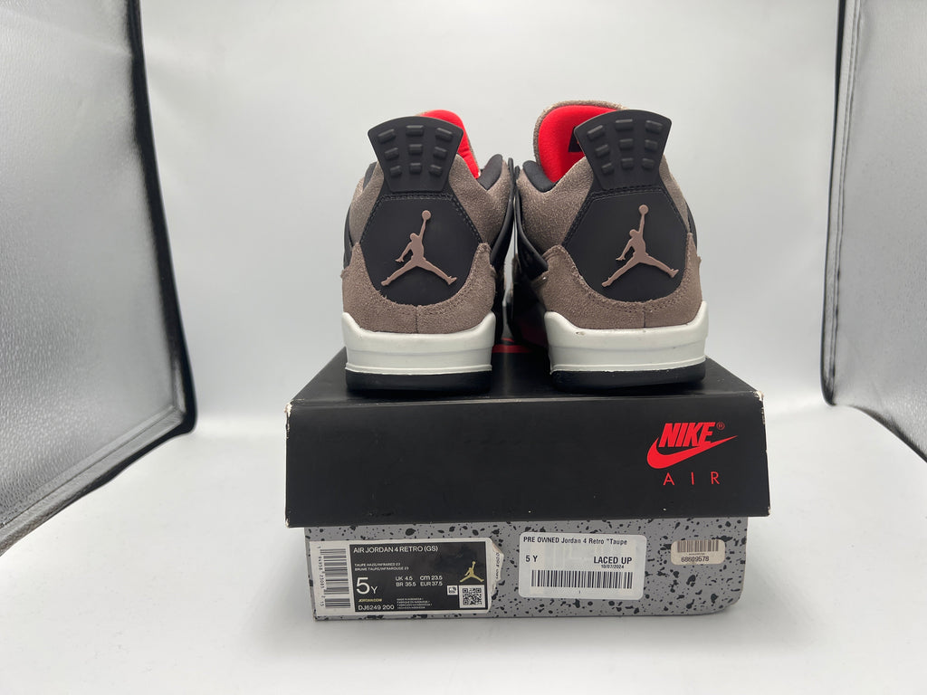 PRE OWNED Jordan 4 Retro "Taupe Haze" (GS)