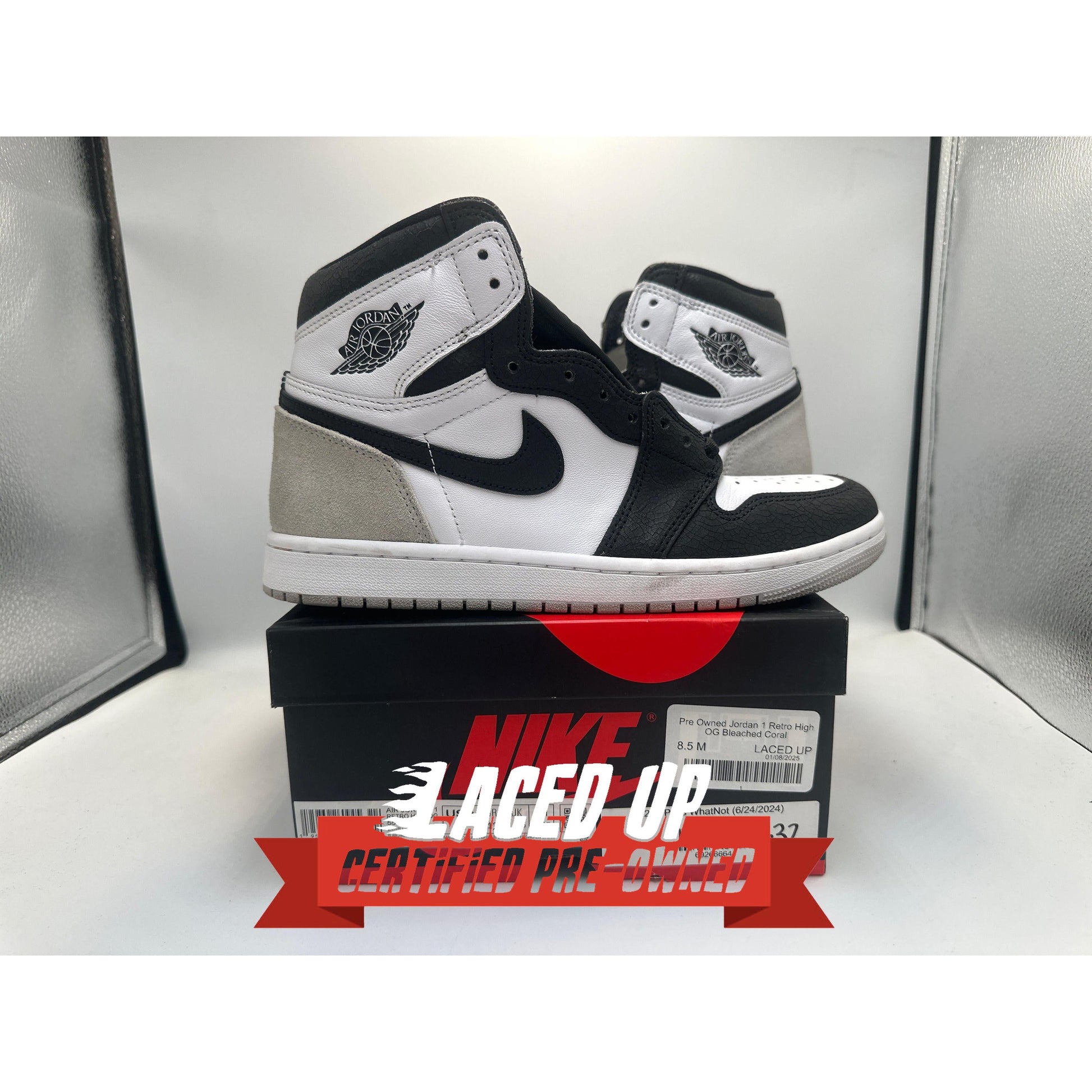 Pre Owned Jordan 1 Retro High OG Bleached Coral