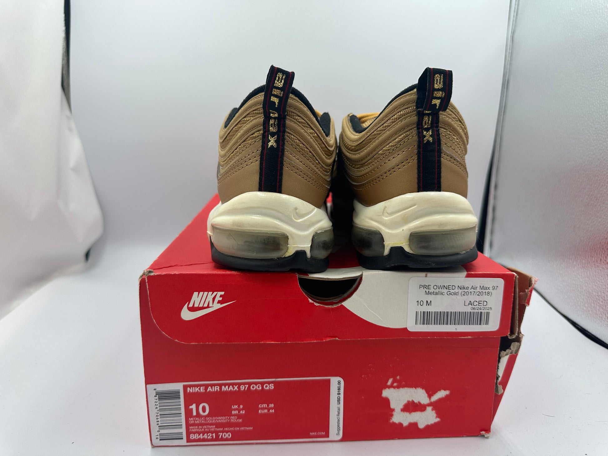 PRE OWNED Nike Air Max 97 Metallic Gold (2017/2018)
