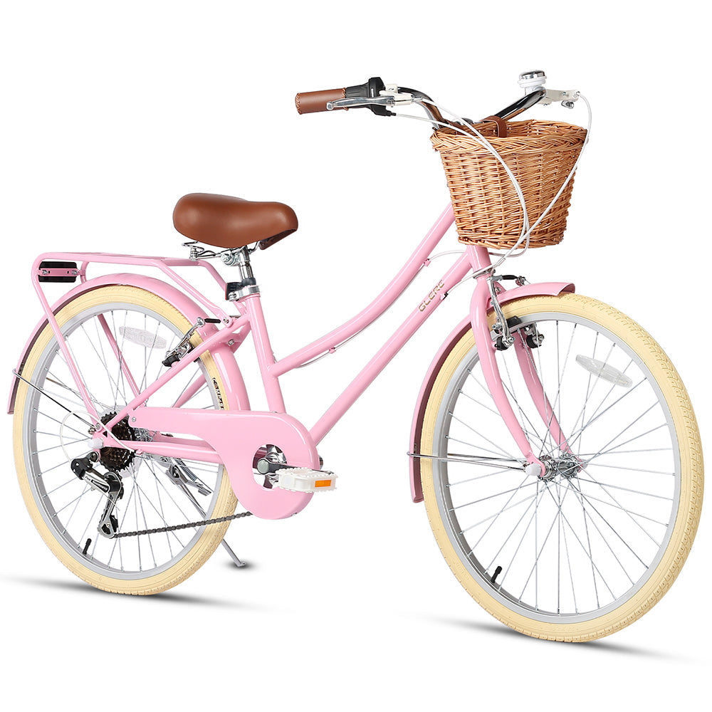 Glerc Best Beach Cruiser Hybrid Kids Bike 24" - Missy