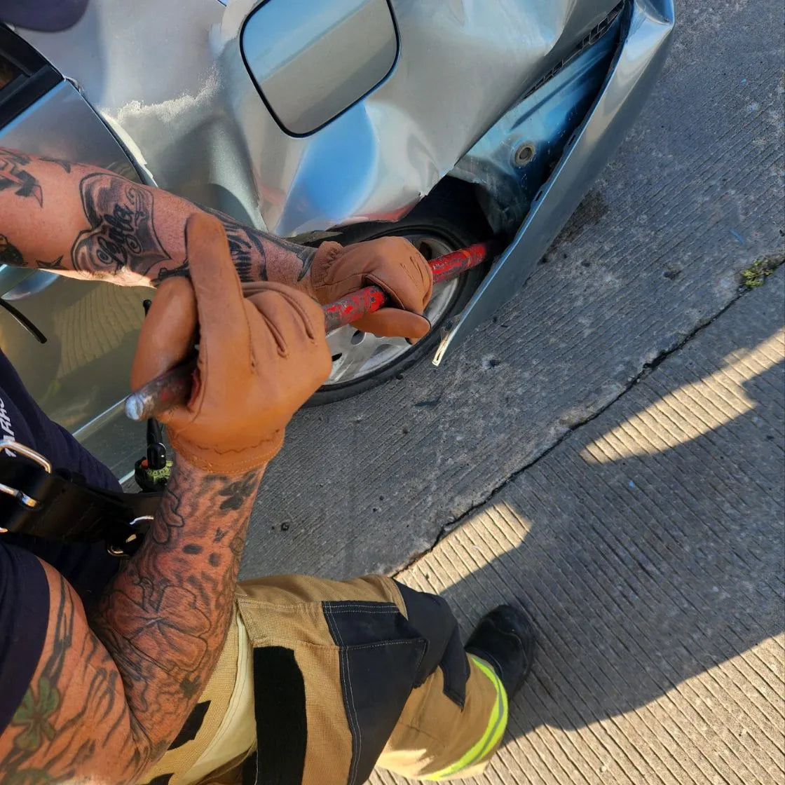 Buffalo Leather Ranching Gloves