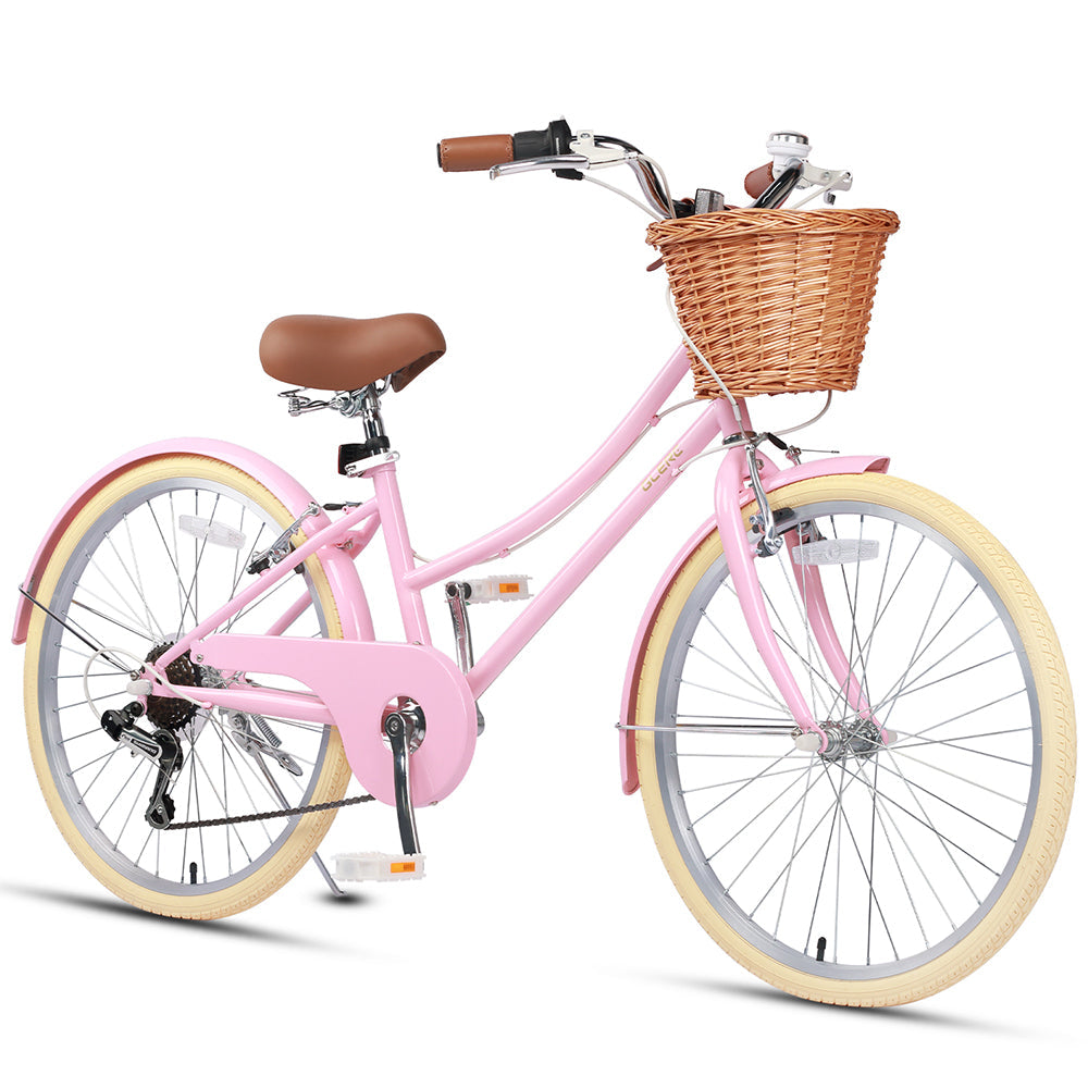 Glerc 24" Beach Cruiser Bike Kids Hybrid Bike - Missy