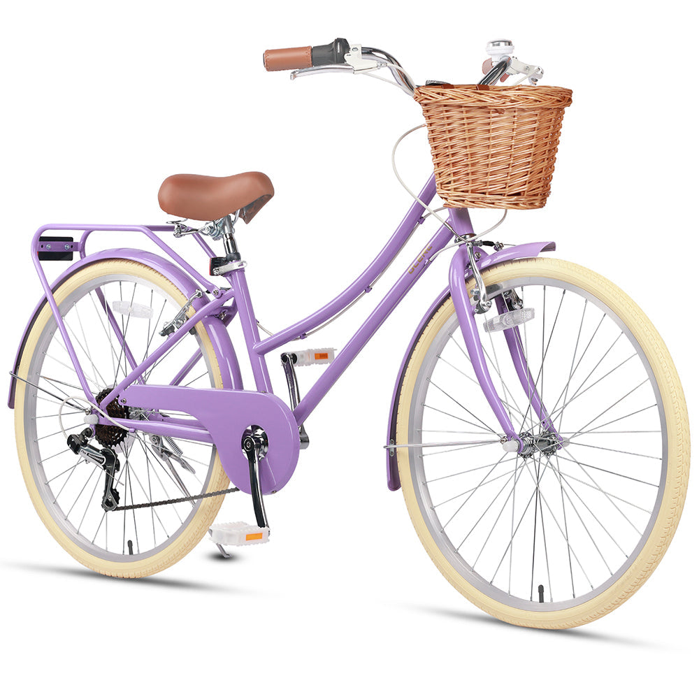 Glerc Best Beach Cruiser Hybrid Kids Bike 26" - Missy